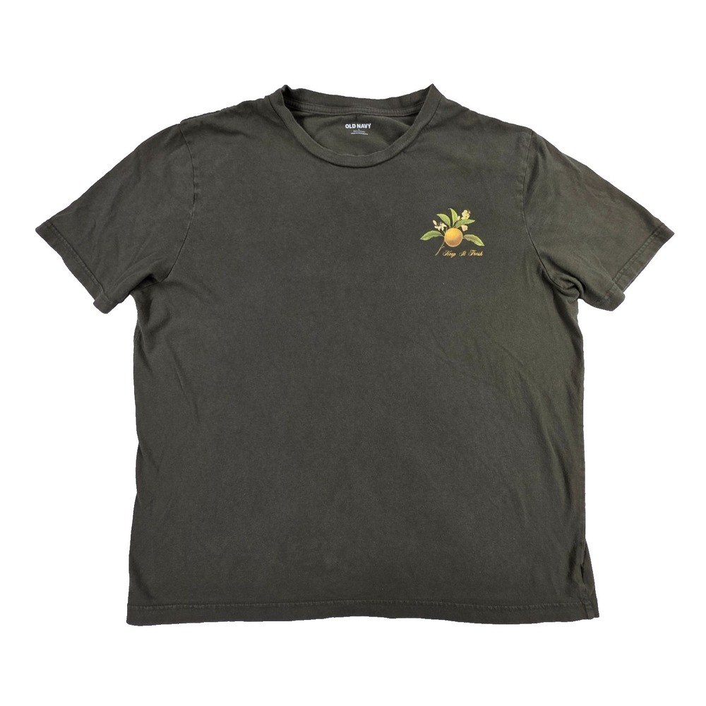 Old Navy Core Wal Heritage Green Tshirt L Fresh All Day Long Graphic Tee
